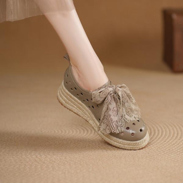 Exquisite Handcrafted Leather Shoes for Elegant Women(Edsl3336)