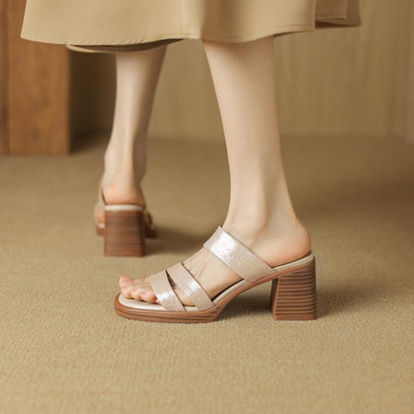 Exquisite Handmade Leather Women’s Shoes for Elegance(Edsl1月-77)