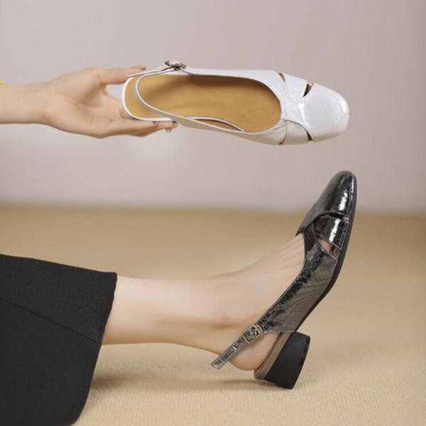 Handcrafted Luxury Leather Women’s Shoes – Elegant Artistry & Quality Craftsmanship(Edsl1月-79)