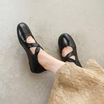 Luxury Handcrafted Genuine Leather Women's Shoes - Elegance Redefined(Edsl3363)