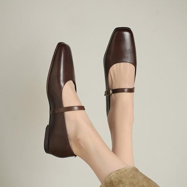 Luxurious Handmade Leather Women's Shoes: Crafted with Elegance(Edsl3372)