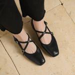 Exquisite Handcrafted Leather Women's Shoes - Luxurious Elegance and Quality(Edsl3371)