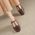 Handcrafted Luxury Leather Women's Shoes, Exquisite Quality(Edsl3339)