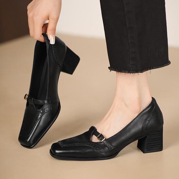 Handcrafted Leather Women's Shoes: Luxury & Elegance(Edsl3350)