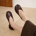 Handcrafted Luxury Leather Women’s Shoes: Elegance Redefined(Edsl3385)