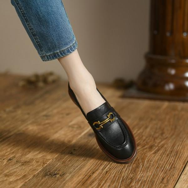 Exquisite Handcrafted Leather Shoes for Elegant Women(Egupai88868)