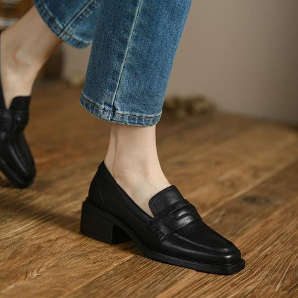 Handcrafted Luxury Leather Women's Shoes - Elegance Redefined(Egupai88832)