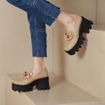 Handcrafted Genuine Leather Women's Shoes: Elegant Luxury with Artisan Quality(Egupai88837)