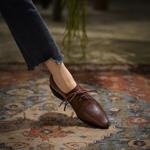 Elegant Handcrafted Genuine Leather Women's Shoes with Luxurious Craftsmanship(Egupai888145)