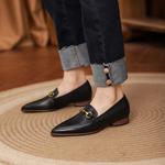 Exquisite Handcrafted Leather Women's Shoes - Luxurious Elegance(Egupai888177)