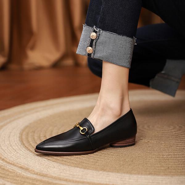 Exquisite Handcrafted Leather Women's Shoes - Luxurious Elegance(Egupai888177)