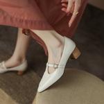 Elegant Handcrafted Leather Women's Shoes: Unmatched Quality and Luxury Craftsmanship(Egupai888162-1)