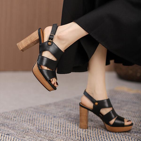 Exquisite Handcrafted Leather Women's Shoes: Elegance in Every Stitch(Egupai888307)