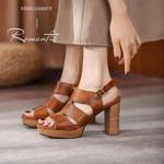 Exquisite Handcrafted Leather Women's Shoes: Elegance in Every Stitch(Egupai888307)