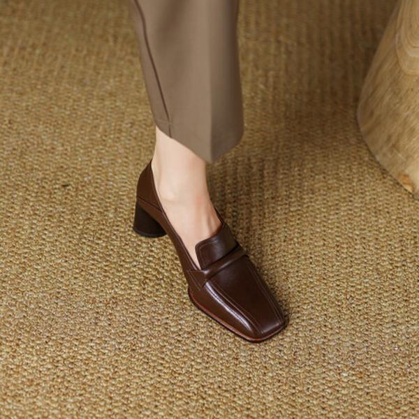 Handcrafted Leather Women’s Shoes: Elegant Luxury Quality(Egupai888378)