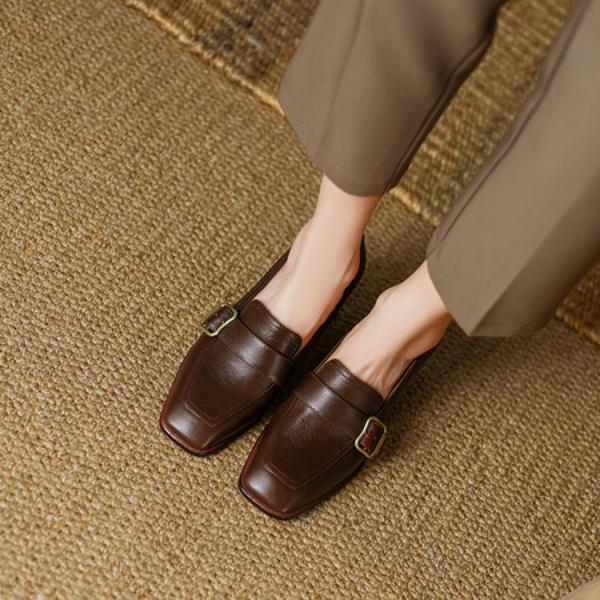 Handcrafted Luxury Leather Women's Shoes - Elegant Quality(Egupai888379)