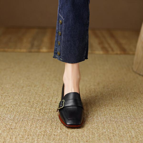 Handcrafted Luxury Leather Women's Shoes - Elegant Quality(Egupai888379)