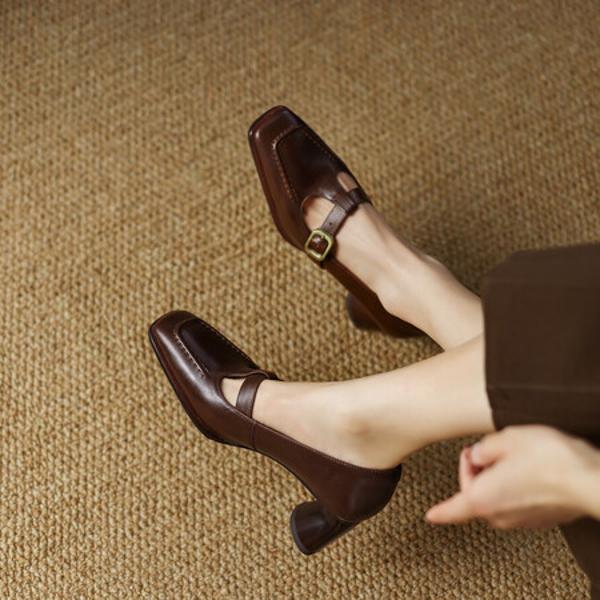 Exquisite Handmade Leather Women's Shoes: Luxury & Elegance(Egupai888384)