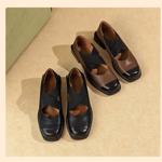 Handcrafted Leather Elegance: Luxurious Women's Shoes(Egupai888346)