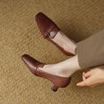 Luxury Handcrafted Genuine Leather Women’s Shoes: Elegance in Every Step(Egupai888387)