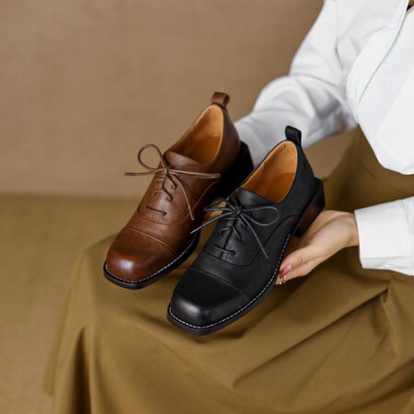 Exquisite Handcrafted Leather Women's Shoes: A Touch of Luxury(Egupai888345)