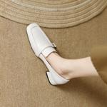 Elegant Handcrafted Leather Women's Shoes with Luxurious Quality Craftsmanship(Egupai888423)