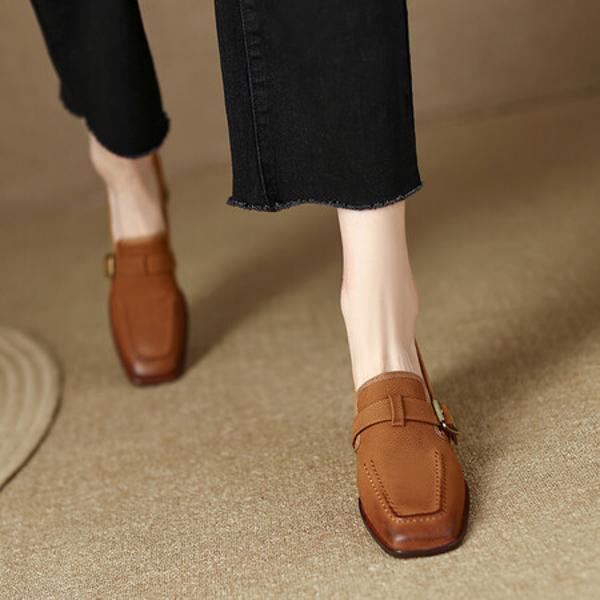 Handcrafted Genuine Leather Women's Shoes: Elegance, Luxury & Quality Craftsmanship(Egupai888425)