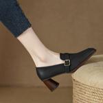 Handcrafted Genuine Leather Women's Shoes: Elegance, Luxury & Quality Craftsmanship(Egupai888425)