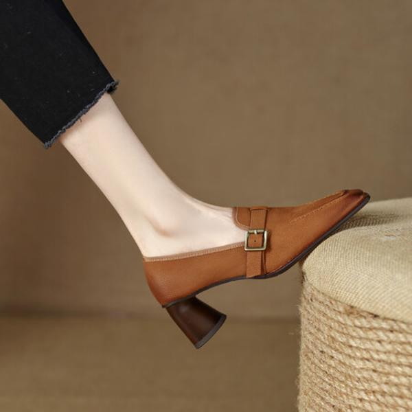 Handcrafted Genuine Leather Women's Shoes: Elegance, Luxury & Quality Craftsmanship(Egupai888425)