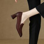 Handcrafted Luxury Genuine Leather Women's Shoes(Egupai888426)