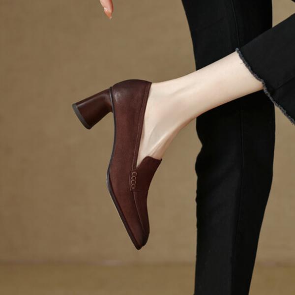 Handcrafted Luxury Genuine Leather Women's Shoes(Egupai888426)