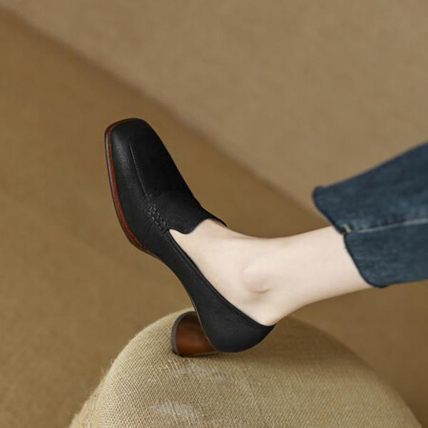Handcrafted Luxury Genuine Leather Women's Shoes(Egupai888426)