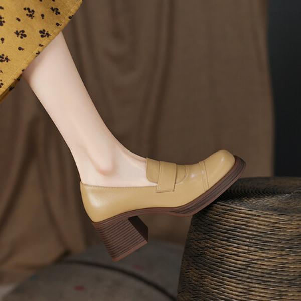 Handcrafted Luxury Leather Women's Shoes - Elegant Quality(Egupai8882302)