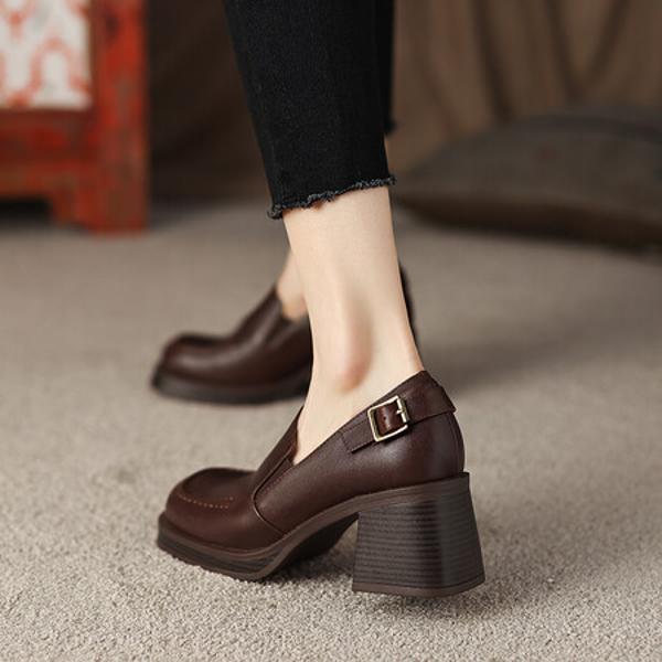 Handcrafted Premium Leather Womens Shoes - Elegance Redefined(Egupai8882303)