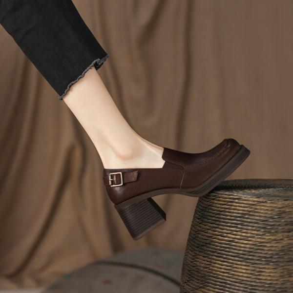 Handcrafted Premium Leather Womens Shoes - Elegance Redefined(Egupai8882303)