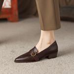 Luxury Handmade Leather Women's Shoes: Elegance Redefined(Egupai8882307)