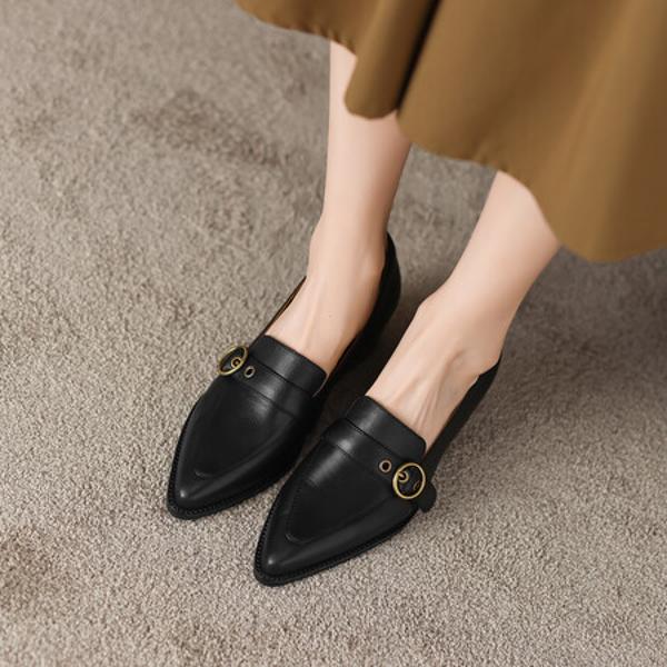 Luxury Handmade Leather Women's Shoes: Elegance Redefined(Egupai8882307)