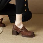 Handcrafted Luxury Leather Women's Shoes: Elegance in Every Detail(Egupai888430-1)