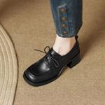 Handcrafted Genuine Leather Women's Shoes: Elegant Luxury Craftsmanship(Egupai888431-1)