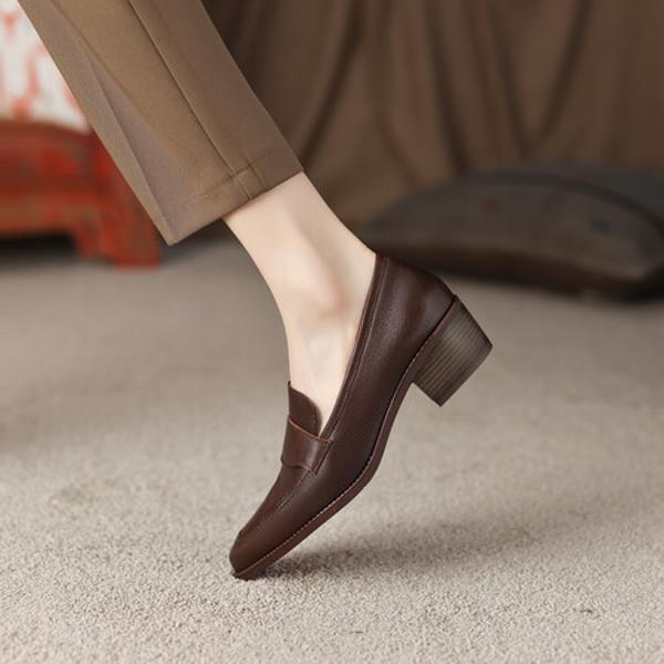 Elegant Handcrafted Leather Women's Shoes: Luxurious Quality & Artisan Craftsmanship(Egupai8882306)