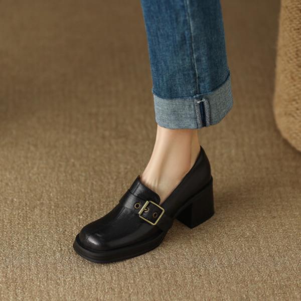 Elegant Handcrafted Leather Women’s Shoes: Luxury Craftsmanship(Egupai8882339)