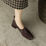 Exquisite Handmade Genuine Leather Women's Shoes: Luxury Craftsmanship & Elegance(Egupai8882335)