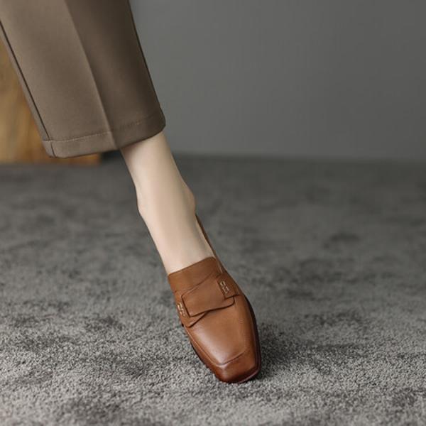 Handcrafted Luxury Leather Women's Shoes: Exquisite Elegance(Egupai8882321)