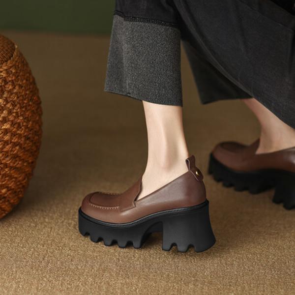 Exquisite Handcrafted Leather Shoes for Elegant Women(Egupai8882358)