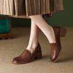 Handcrafted Premium Leather Women's Shoes - Elegance Meets Luxury(Egupai8882362)