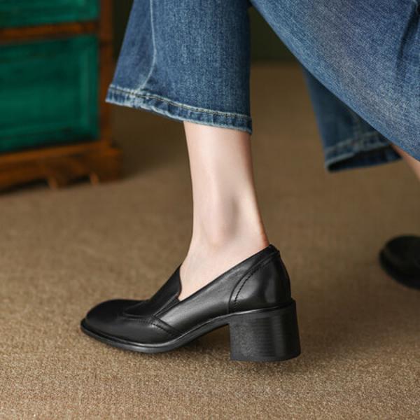 Handcrafted Premium Leather Women's Shoes - Elegance Meets Luxury(Egupai8882362)