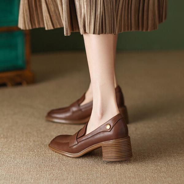 Exquisite Handcrafted Leather Women's Shoes - Luxury & Elegance(Egupai8882363)