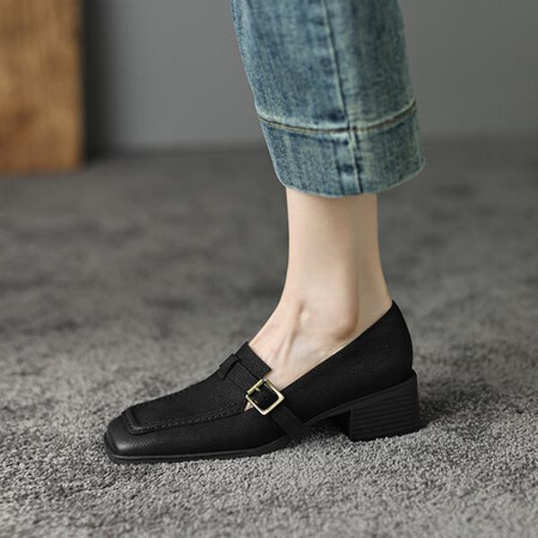 Handcrafted Luxury Genuine Leather Women's Shoes for Elegant Style(Egupai8882314)