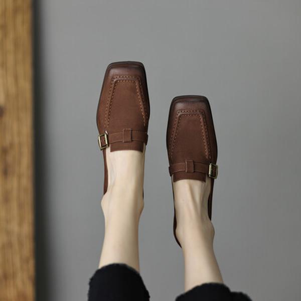 Handcrafted Luxury Genuine Leather Women's Shoes for Elegant Style(Egupai8882314)