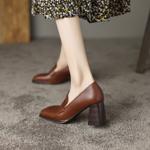 Exquisite Handcrafted Leather Women's Shoes: Luxury and Elegance(Egupai8882327)